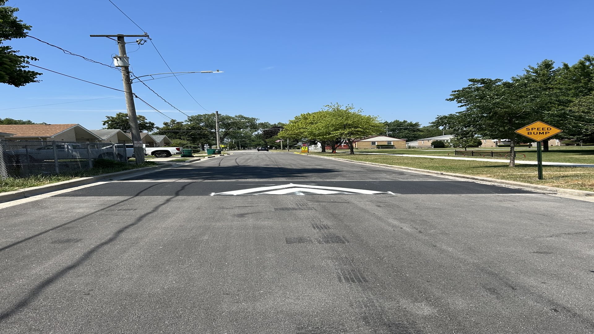 New Speed humps in Stickney