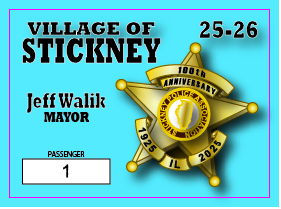 2025-26 Village Vehicle Stickers & Pet Tags for Sale 