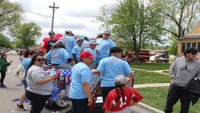 Stickney/Forestview Baseball Soccer Parade 2025