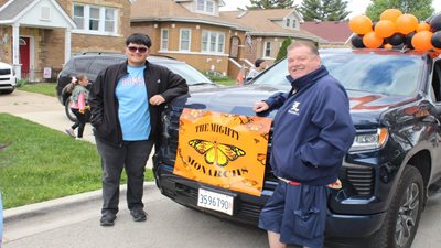 Stickney/Forestview Baseball Soccer Parade 2025