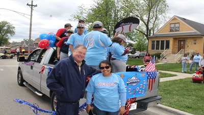 Stickney/Forestview Baseball Soccer Parade 2025