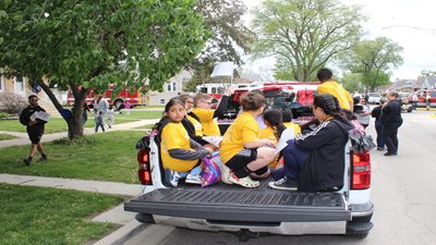 Stickney/Forestview Baseball Soccer Parade 2025