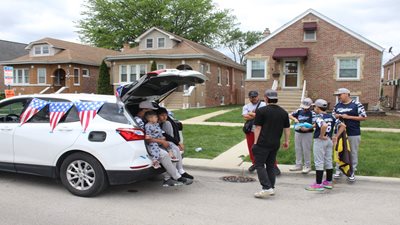 Stickney/Forestview Baseball Soccer Parade 2025