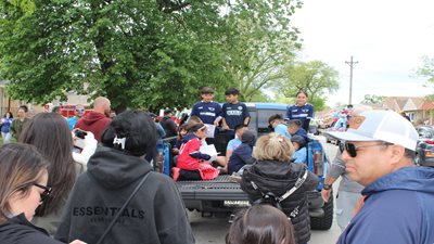 Stickney/Forestview Baseball Soccer Parade 2025