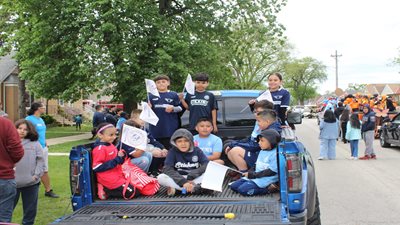 Stickney/Forestview Baseball Soccer Parade 2025
