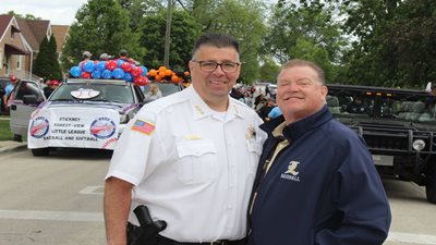 Stickney/Forestview Baseball Soccer Parade 2025