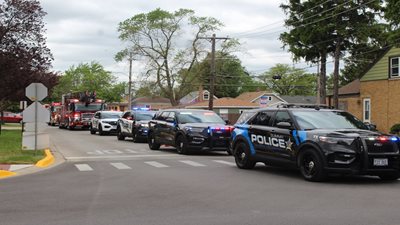 Stickney/Forestview Baseball Soccer Parade 2025