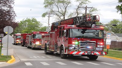 Stickney/Forestview Baseball Soccer Parade 2025