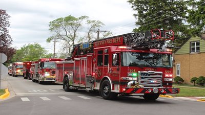 Stickney/Forestview Baseball Soccer Parade 2025