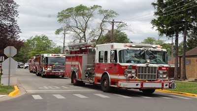 Stickney/Forestview Baseball Soccer Parade 2025