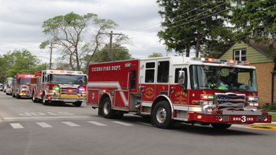 Stickney/Forestview Baseball Soccer Parade 2025