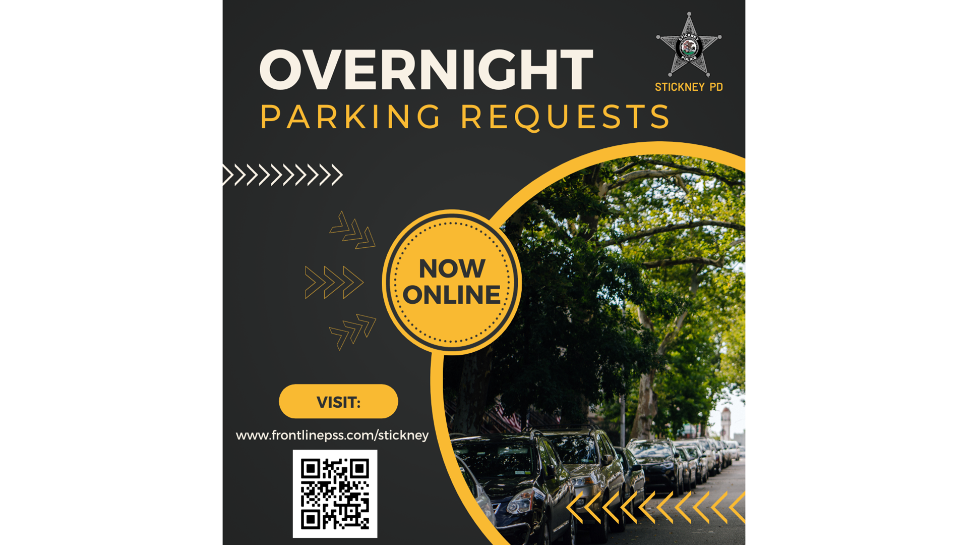 Overnight Parking Requests Now Online!